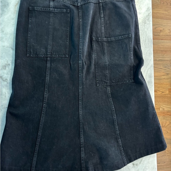 Tibi Black Denim Skirt - Picture 5 of 7